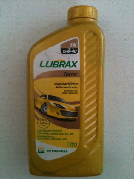 Oléo semissitético 15w40 lubrax tecno